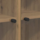 vidaXL Magasfiú 2 pcs Artisan tölgy 68 x 37 x 142 cm Faanyag