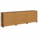 vidaXL Oldalszekrények 3 pcs Antik Fa 210 x 35,5 x 67,5 cm Szerelt Fa