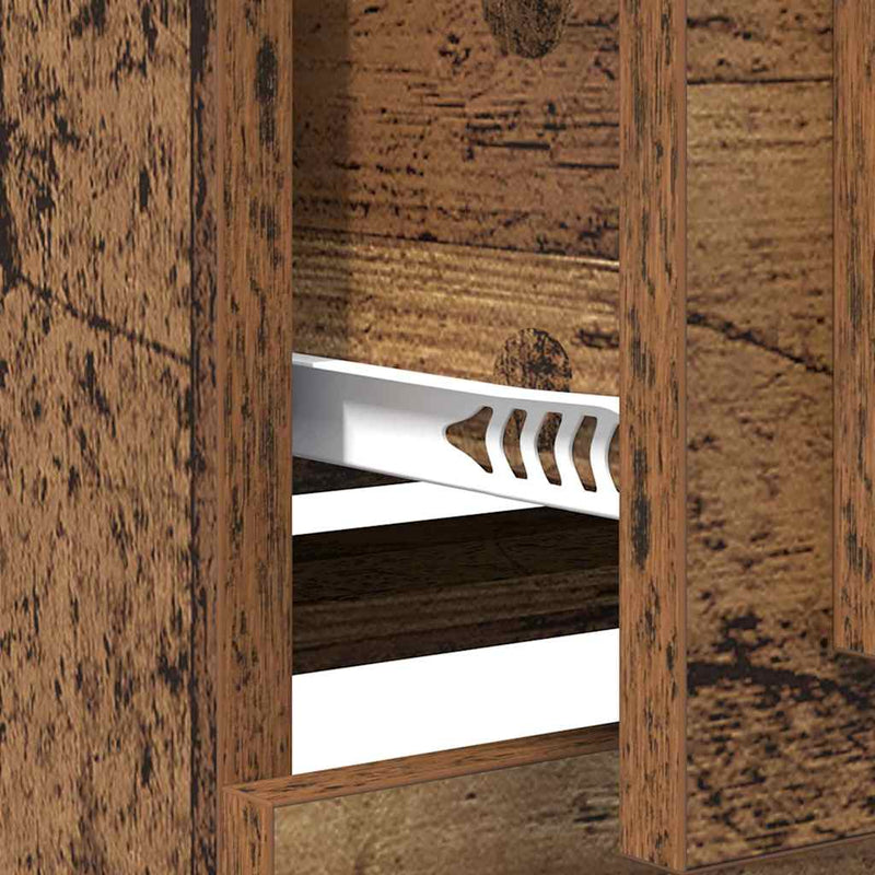 vidaXL Oldalszekrények 3 pcs Fekete tölgy 210 x 35,5 x 67,5 cm Faanyag