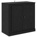 vidaXL Oldalszekrények fiókkal 3 pcs Fekete Tölgy 210 x 35,5 x 67,5 cm
