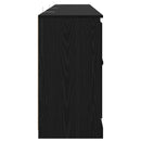 vidaXL Oldalszekrények fiókkal 3 pcs Fekete Tölgy 210 x 35,5 x 67,5 cm