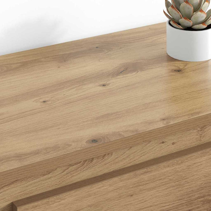 vidaXL Oldalszekrények 2 pcs Artisan tölgy 70 x 35,5 x 67,5 cm Faanyag