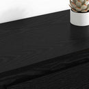 vidaXL Oldalszekrények 2 pcs Fekete tölgy 70 x 35,5 x 67,5 cm Faanyag