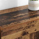 vidaXL Fali Szekrények 2 pcs Öreg fa 69,5 x 34 x 90 cm Faanyag