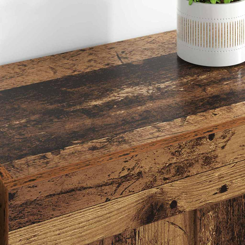 vidaXL Fali Szekrények 2 pcs Öreg fa 69,5 x 34 x 90 cm Faanyag