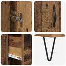 vidaXL Magasfiú fiókkal Öreg fa 69,5 x 34 x 180 cm Faanyag