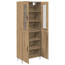vidaXL Magasfiú Artisan tölgy 69,5 x 34 x 180 cm Faanyag