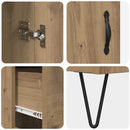 vidaXL Magasfiú fiókkal Artisan tölgy 69,5 x 34 x 180 cm Faanyag