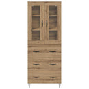 vidaXL Magasfiú fiókkal Artisan tölgy 69,5 x 34 x 180 cm Faanyag