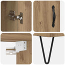 vidaXL Magasfiú Artisan tölgy 69,5 x 34 x 180 cm Faanyag