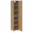 vidaXL Magasfiú Artisan tölgy 69,5 x 34 x 180 cm Faanyag