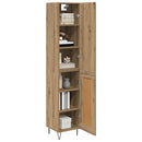 vidaXL Magasfiú Artisan tölgy 69,5 x 34 x 180 cm Faanyag