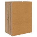 vidaXL Oldalszekrények Corona 2 pcs Artisan tölgy 59 x 39 x 80 cm