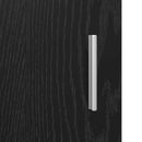 vidaXL Oldalszekrények Corona 2 pcs Fekete tölgy 59 x 39 x 80 cm