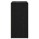 vidaXL Oldalszekrények Corona 2 pcs Fekete tölgy 59 x 39 x 80 cm