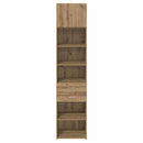 vidaXL Magasfiú fiókkal Artisan tölgy 50 x 42,5 x 225 cm Faanyag