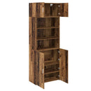 vidaXL Tárolószekrény Öreg fa 80 x 42,5 x 225 cm Faanyag