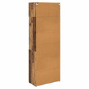 vidaXL Tárolószekrény Öreg fa 80 x 42,5 x 225 cm Faanyag