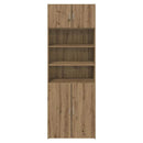 vidaXL Tárolószekrény Artisan tölgy 80 x 42,5 x 225 cm Faanyag