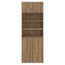 vidaXL Tárolószekrény Artisan tölgy 80 x 42,5 x 225 cm Faanyag