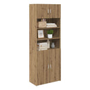 vidaXL Tárolószekrény Artisan tölgy 80 x 42,5 x 225 cm Faanyag