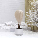 vidaXL Fagy Elleni Növény Flíz Bézs 100 x 1,6 m Nemes szövet