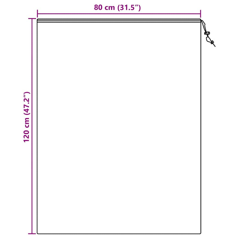 vidaXL Fagy Elleni Növény Gyapjú Fedők Egyéb 10 pcs Zöld 0,8 x 1,2 m