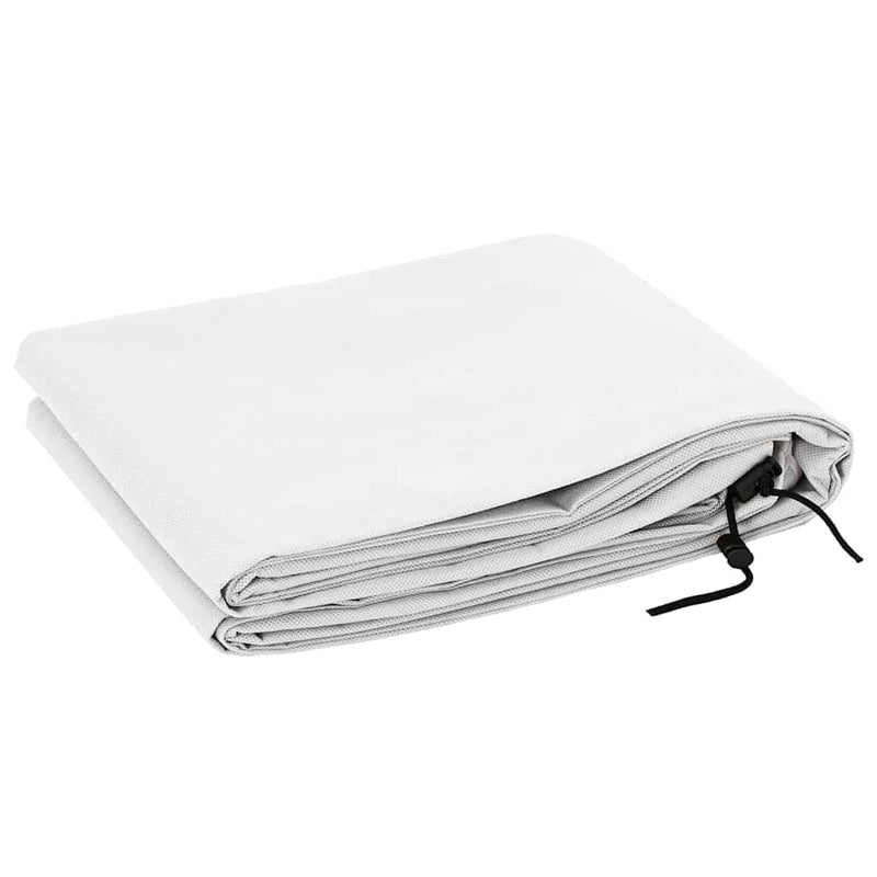 vidaXL Fagy Elleni Növény Gyapjú Fedők 5 pcs Fehér 1,55 x 1,55 m