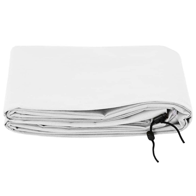 vidaXL Fagy Elleni Növény Gyapjú Fedők 5 pcs Fehér 1,55 x 1,55 m