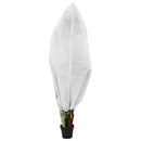 vidaXL Fagy Elleni Növény Gyapjú Fedők 5 pcs Fehér 1,55 x 1,55 m