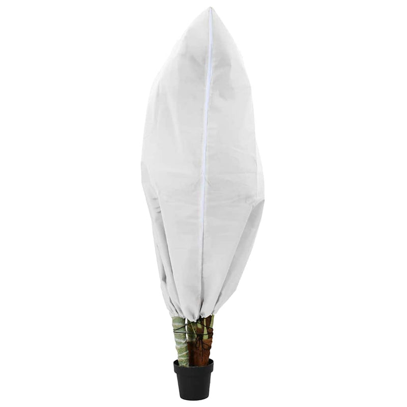 vidaXL Fagy Elleni Növény Gyapjú Fedők 5 pcs Fehér 1,55 x 1,55 m