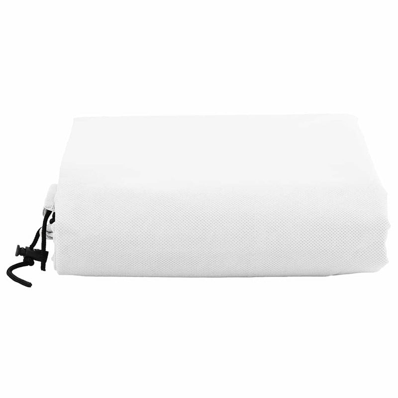 vidaXL Fagy Elleni Növény Gyapjú Fedők 5 pcs Fehér 1,55 x 1,55 m