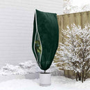 vidaXL Fagy Elleni Növény Gyapjú Fedők 5 pcs Zöld 1,55 x 1 m