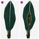 vidaXL Fagy Elleni Növény Gyapjú Fedők 5 pcs Zöld 1,55 x 1,55 m