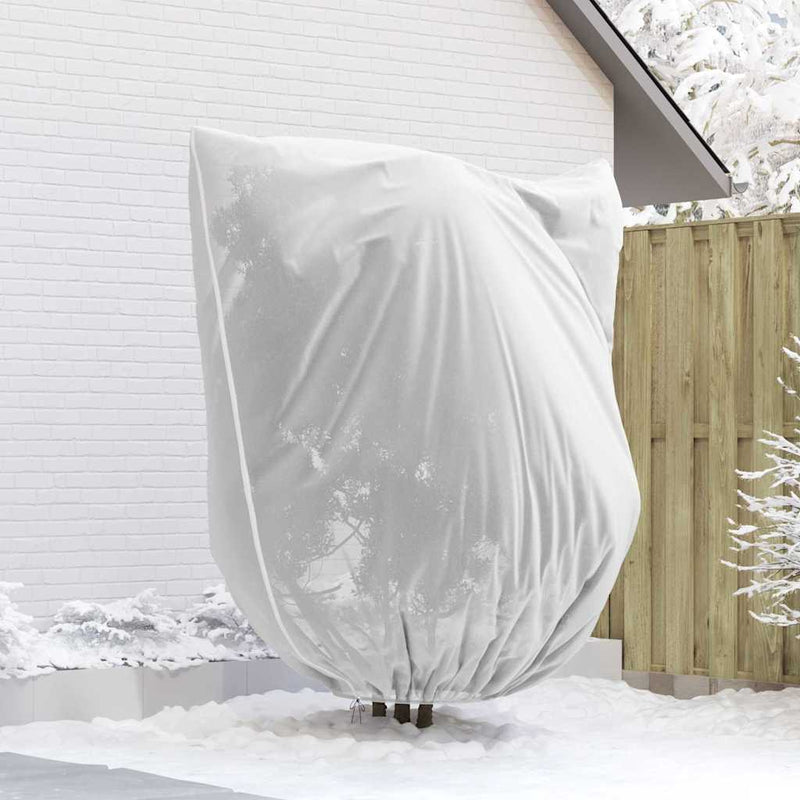 vidaXL Fagy Elleni Növény Gyapjú Fedők Fehér 2,4 x 2 m Nemes szövet