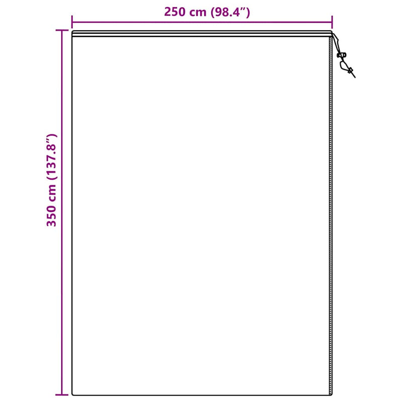 vidaXL Fagy Elleni Növény Gyapjú Fedők 3 pcs Fehér 3,5 x 2,5 m