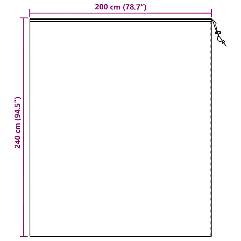 vidaXL Fagy Elleni Növény Gyapjú Fedők 3 pcs Bézs 2,4 x 2 m
