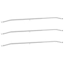 vidaXL Takarófeszítő elem utánfutókhoz 3 db Ezüst 136-218 cm Alumínium