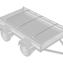 vidaXL Takarófeszítő elem utánfutókhoz 3 db Ezüst 136-218 cm Alumínium
