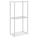 vidaXL Tubuláris polc tárolóval Fehér 42,5 x 27 x 91,5 cm Alumínium