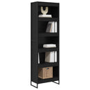 vidaXL Könyvespolc 2 pcs Fekete tölgy 60 x 30 x 189,5 cm Faanyag