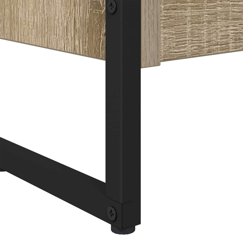 vidaXL Könyvespolc 2 pcs Sonoma 80 x 30 x 155 cm Faanyag