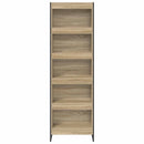 vidaXL Könyvespolc 2 pcs Sonoma 60 x 30 x 189,5 cm Faanyag