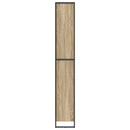 vidaXL Könyvespolc 2 pcs Sonoma 60 x 30 x 189,5 cm Faanyag