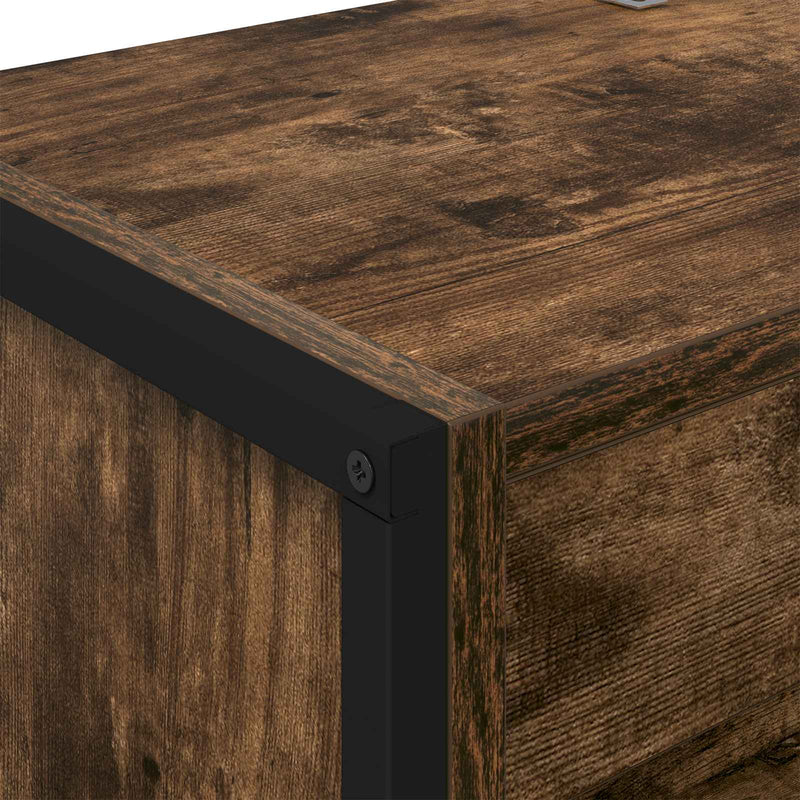 vidaXL Könyvespolc 2 pcs Füstös tölgy 80 x 30 x 155 cm Faanyag