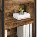 vidaXL Könyvespolc 2 pcs Füstös tölgy 80 x 30 x 155 cm Faanyag