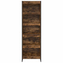 vidaXL Könyvespolc 2 pcs Füstös tölgy 60 x 30 x 189,5 cm Faanyag