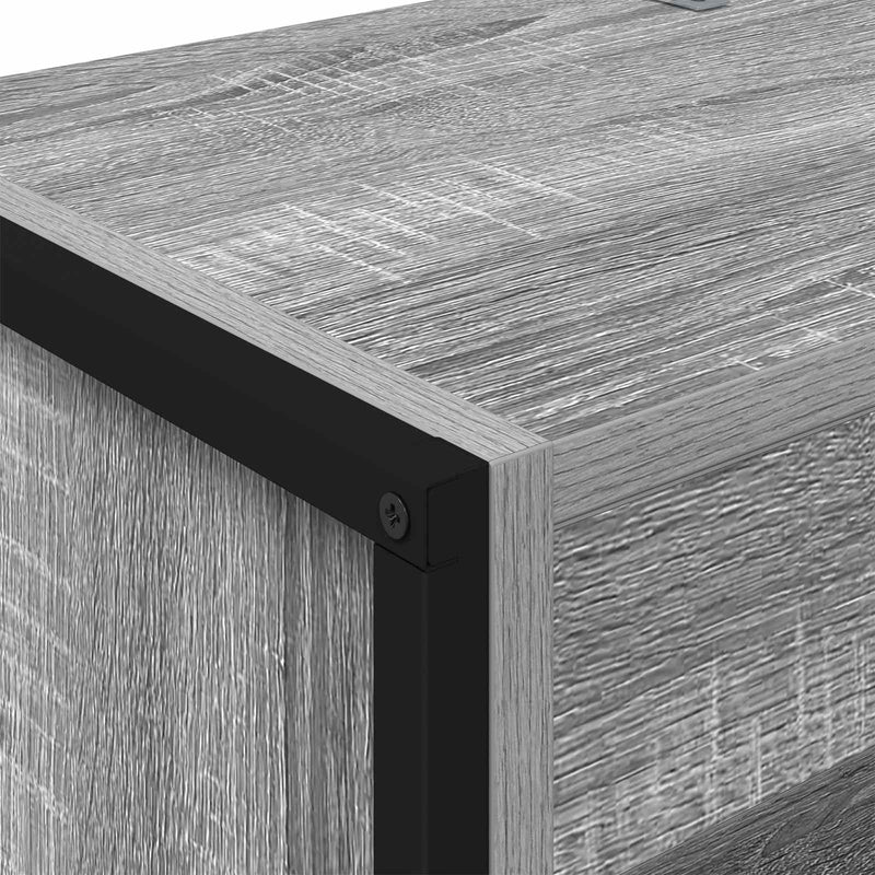 vidaXL Könyvespolc 2 pcs Szürke Sonoma 80 x 30 x 155 cm Faanyag