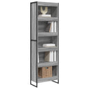 vidaXL Könyvespolc 2 pcs Szürke Sonoma 60 x 30 x 189,5 cm Faanyag