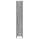 vidaXL Könyvespolc 2 pcs Szürke Sonoma 60 x 30 x 189,5 cm Faanyag